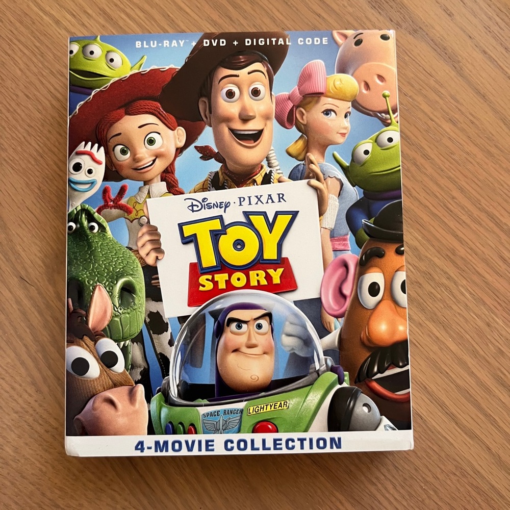 New and never opened - Toy Story 4 movie collection - Blu ray/DVD